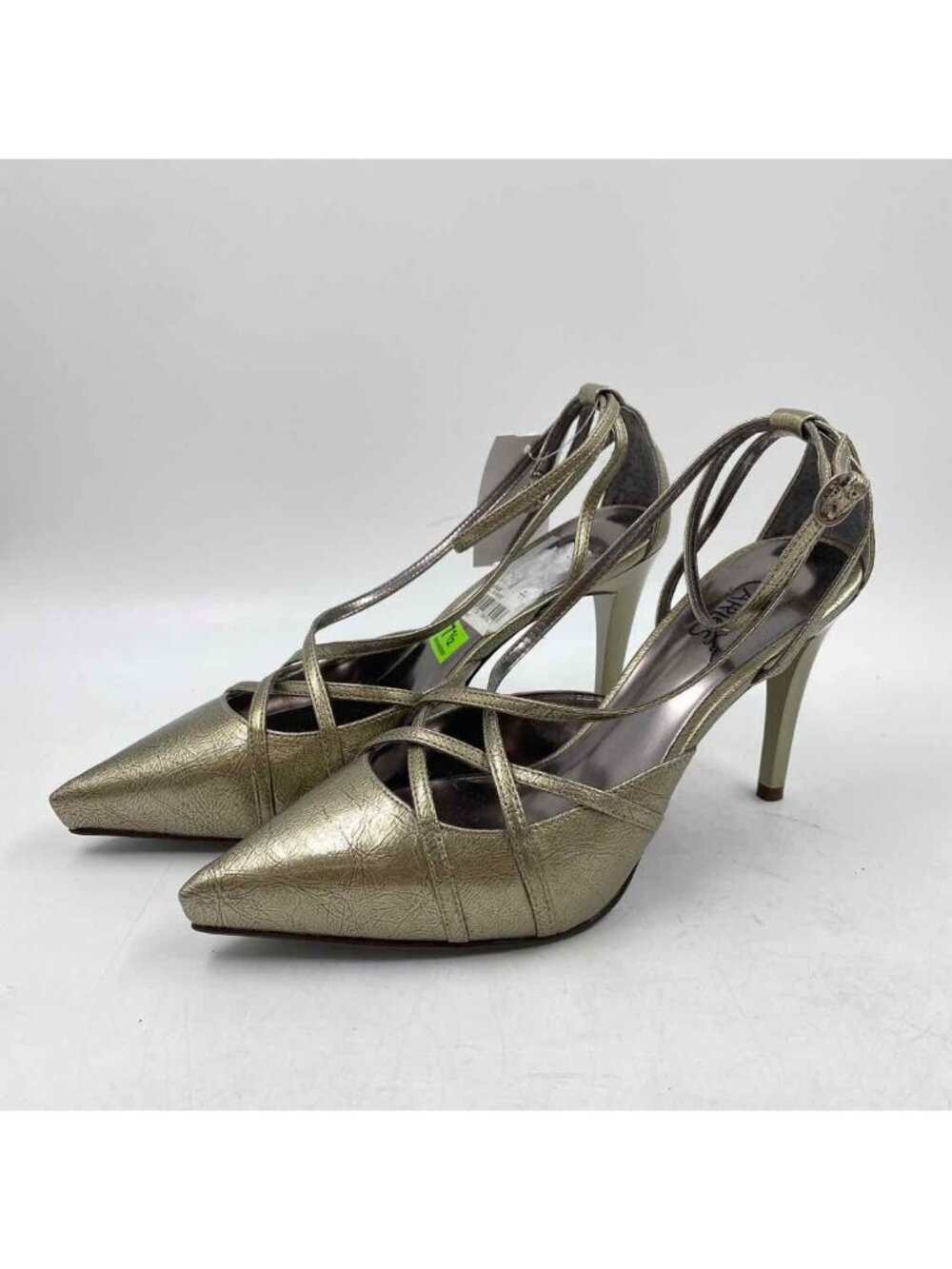 Carlos Women's Shoe Size 7.5 Gold Metallic Heels